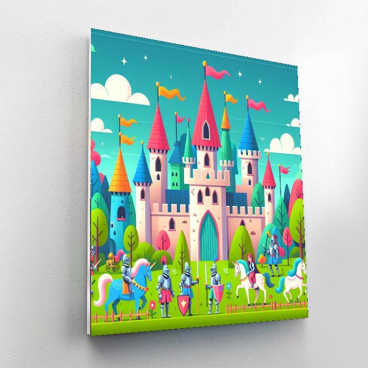 Kingdom Adventure Paint By Numbers Art