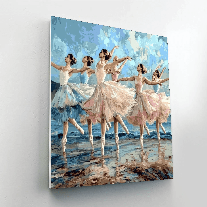 Edgar Degas Inspired Ethereal Ballet Dancers  Paint By Numbers Kits