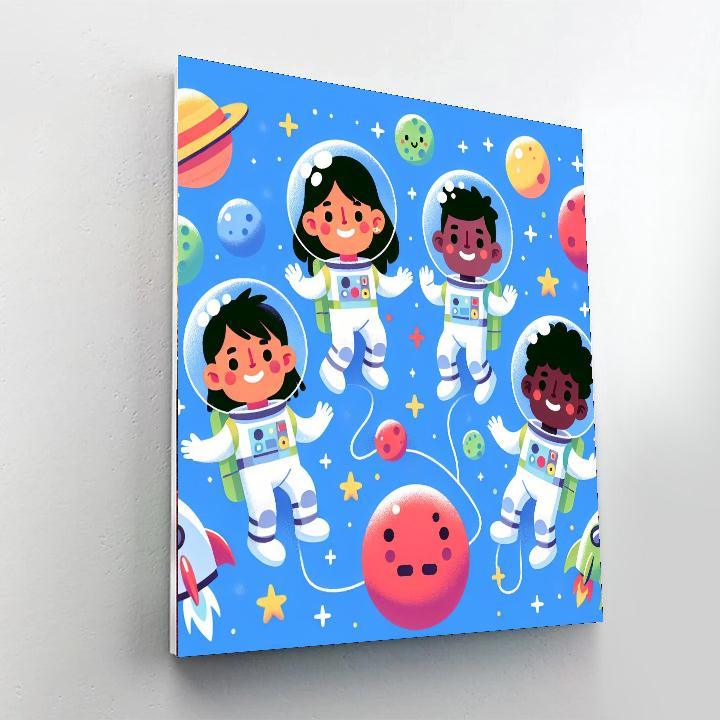Fantasy Space Adventure Paint By Number