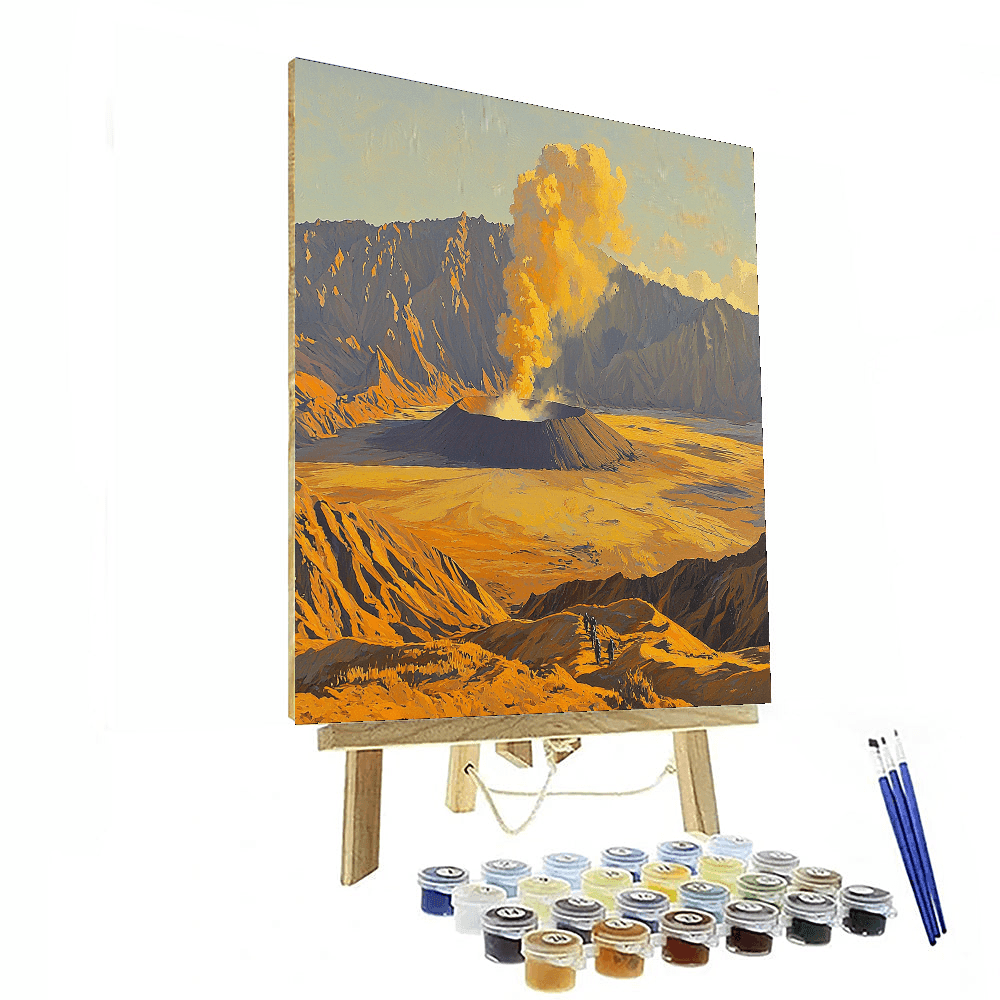 Mount Bromo - East Java, Indonesia Paint By Numbers Kits