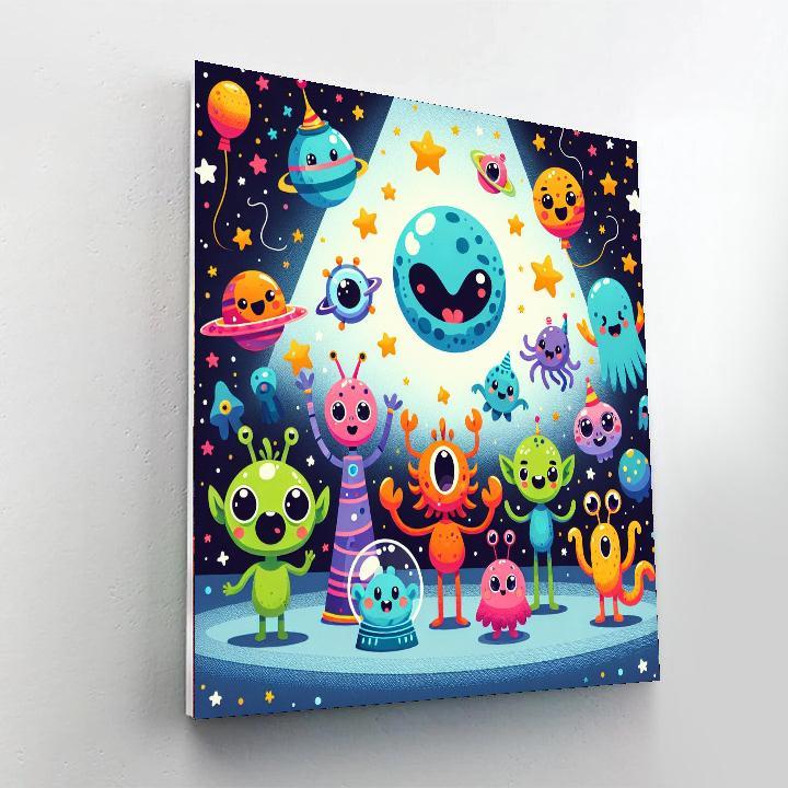 Galactic Gathering Paint By Color