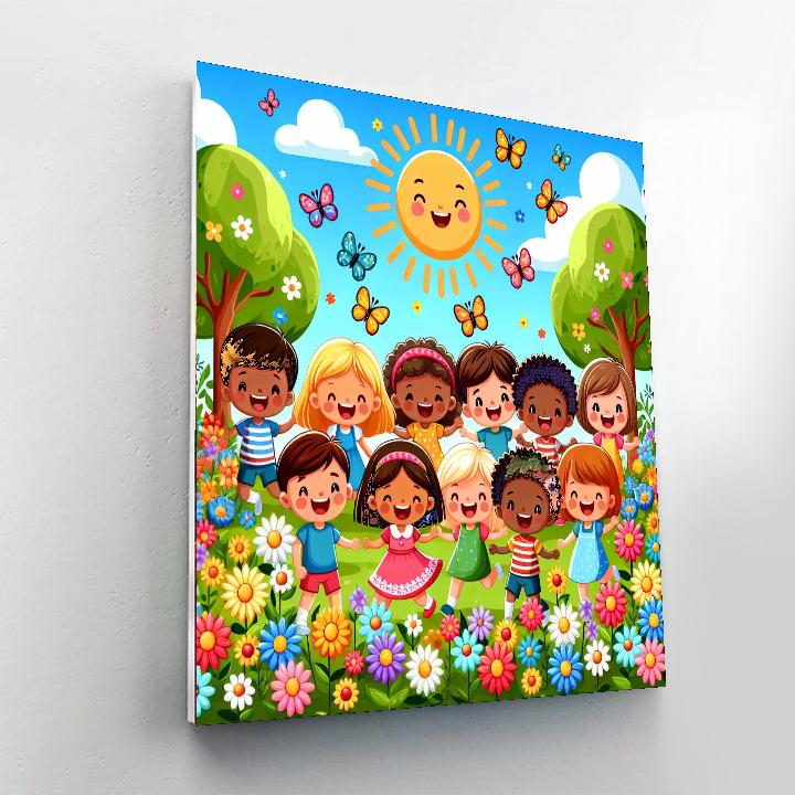 Friendship Garden Paint By Numbers Art