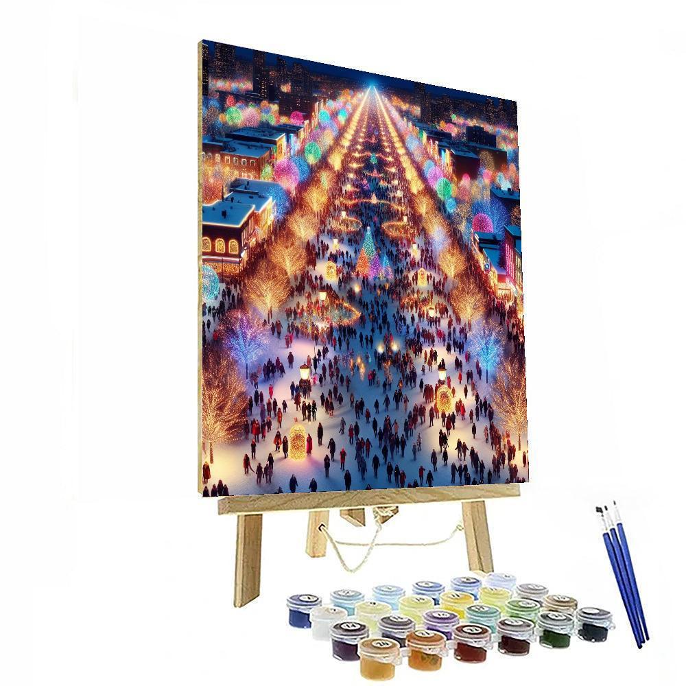 Festival Of Lights - Usa Numbered Painting Kits
