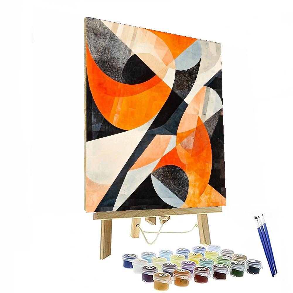 Kazimir Malevich Inspired Visual Rhythms  Numbered Painting Kits