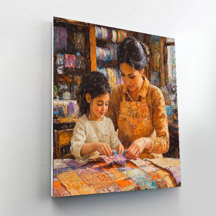 Love In Every Stitch Painting Number Kit