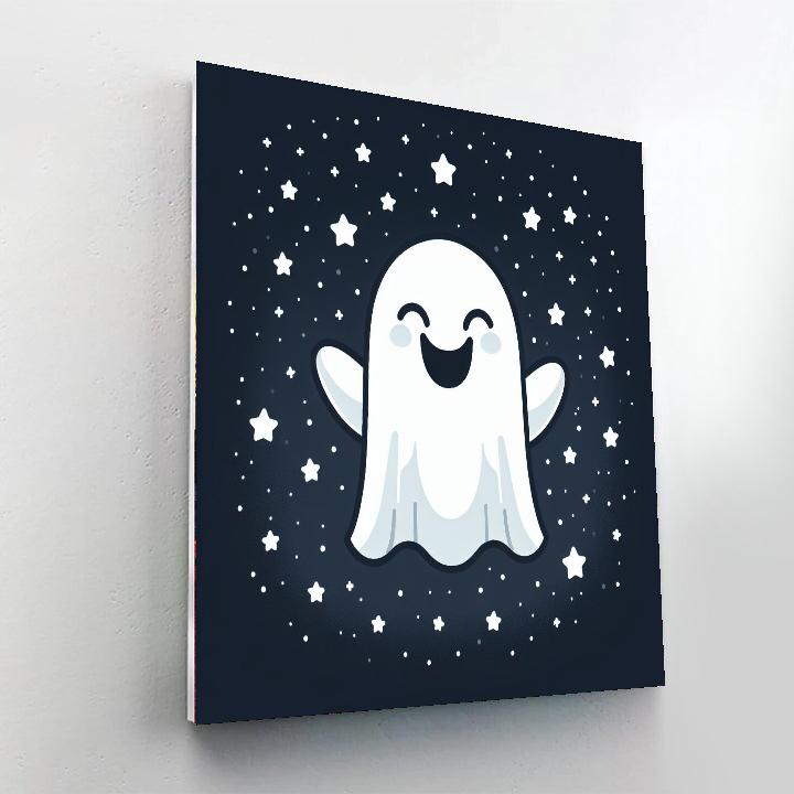 Gallivanting Ghost DIY Paint By Numbers
