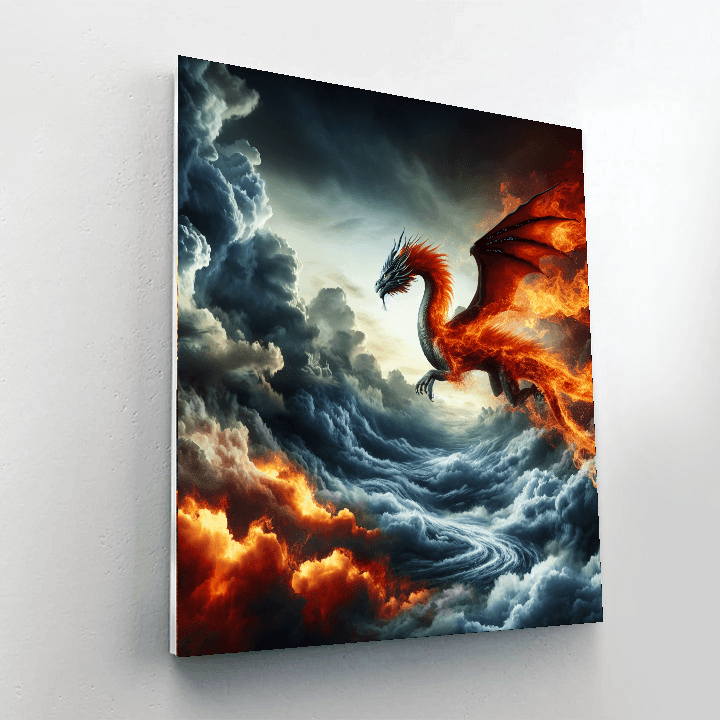 Dragon's Roar Painting By Numbers Kit