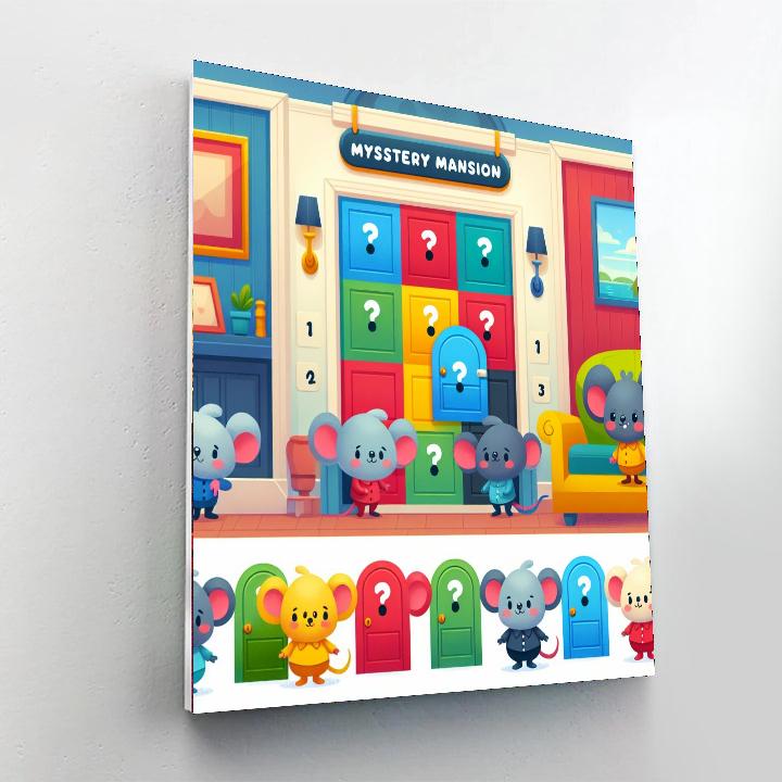 Mystery Mansion Mousehunt Numbered Painting Kits