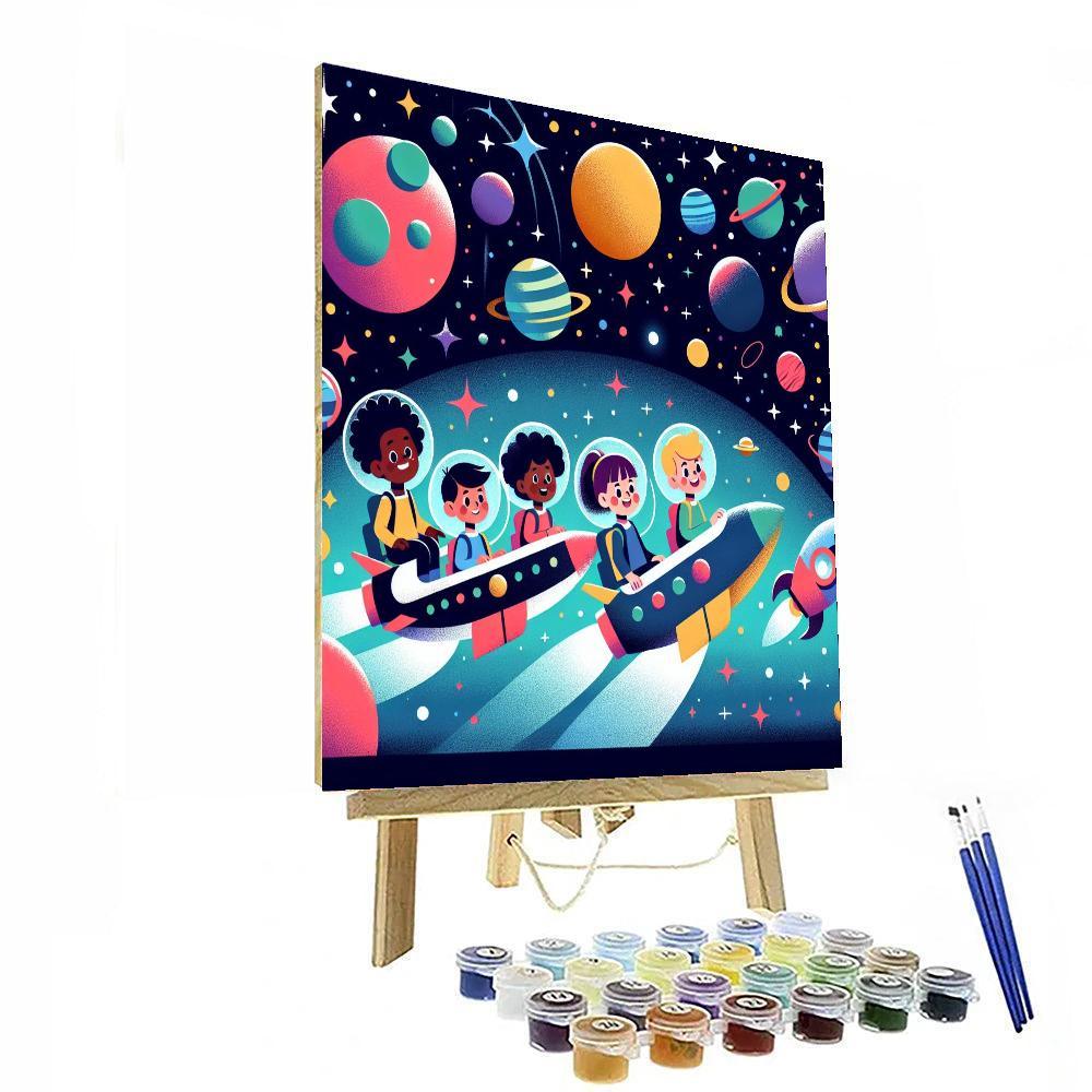 Galaxy Explorers Quest Number Painting