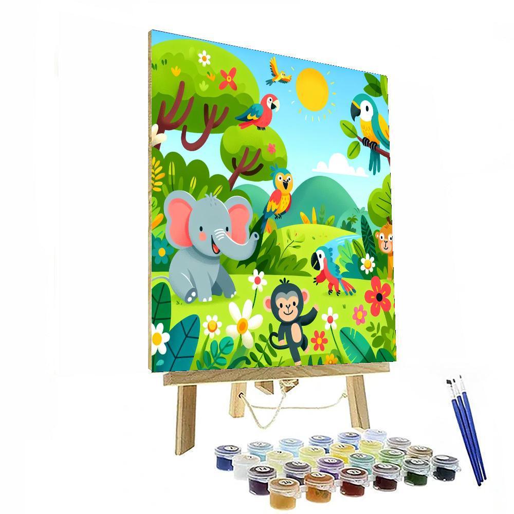 Jungle Explorer Safari Paint By Number