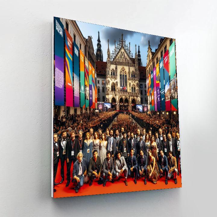 Berlin Film Festival Paint By Numbers Art