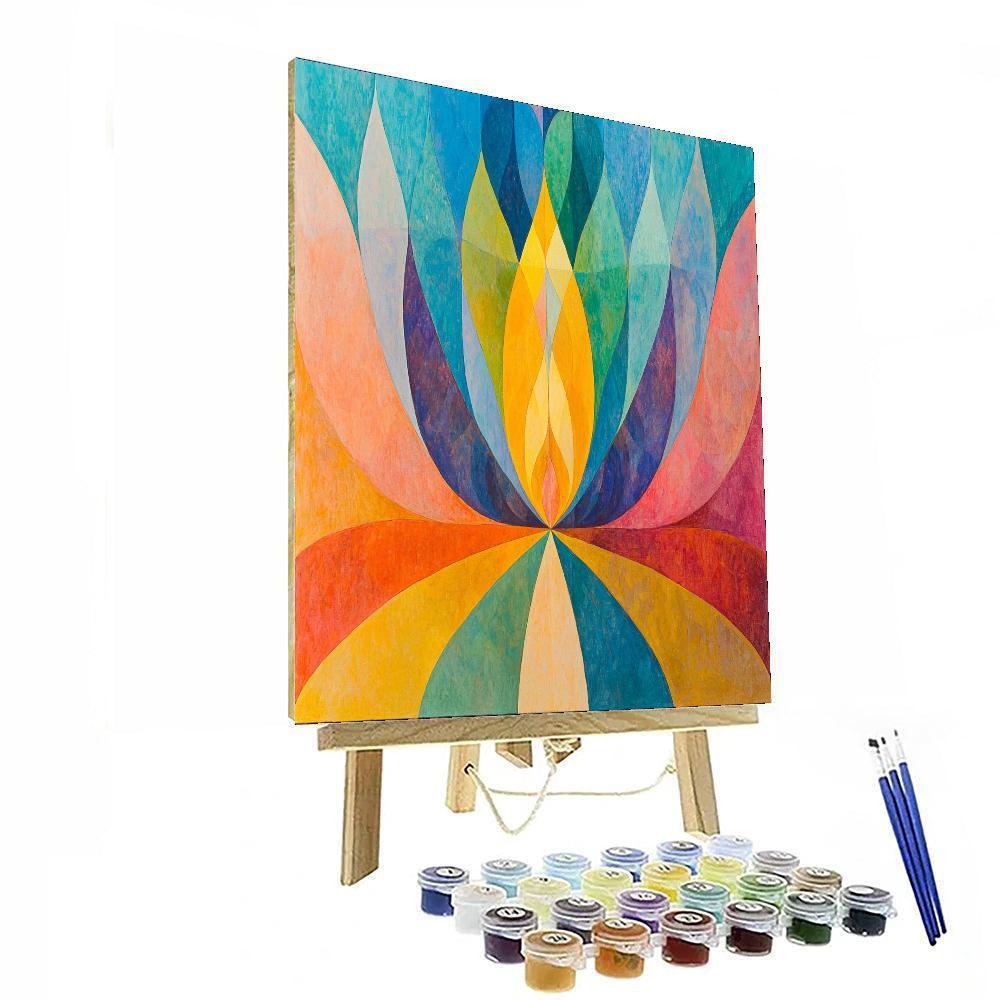 Hilma Af Klint Inspired Transcendent Spiritual Journey  Paint By Numbers