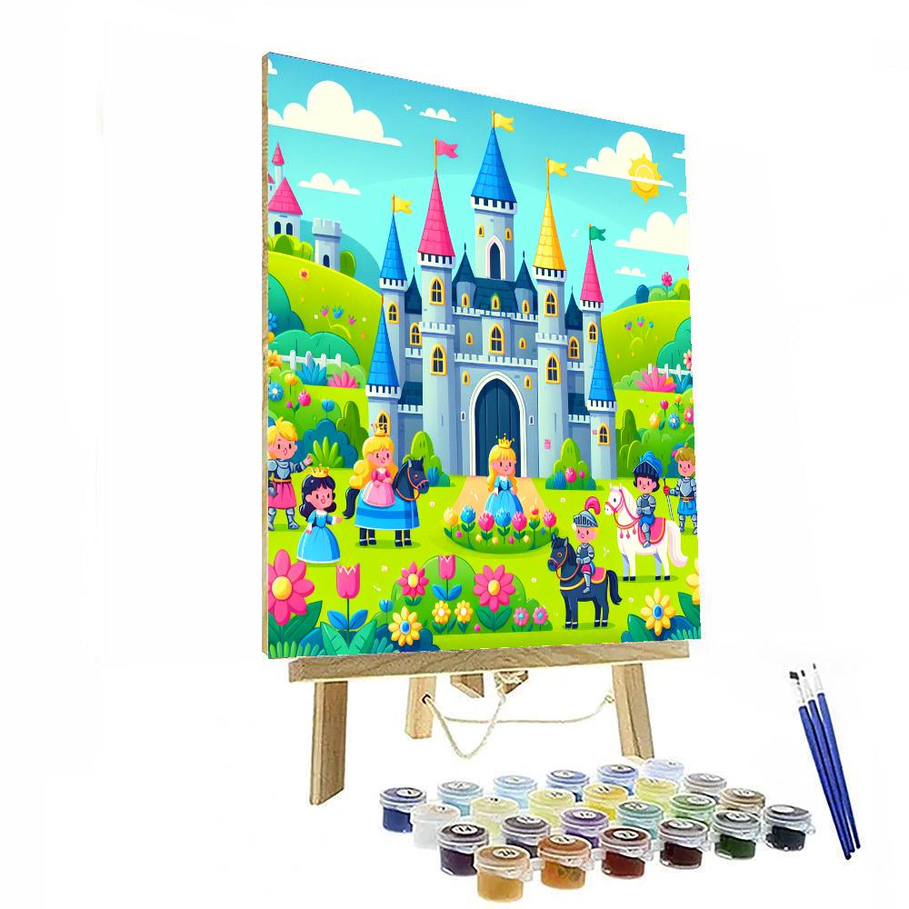 Enchanting Castle Tales Number Painting