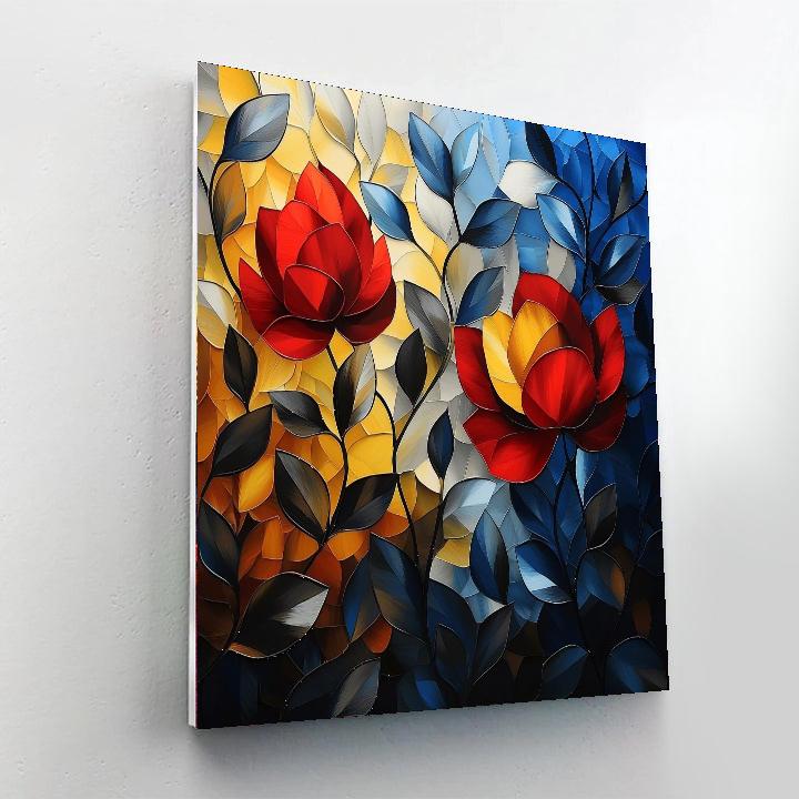 Frida Kahlo Inspired Echoing Colors Of Emotion  Painting By Numbers Kit