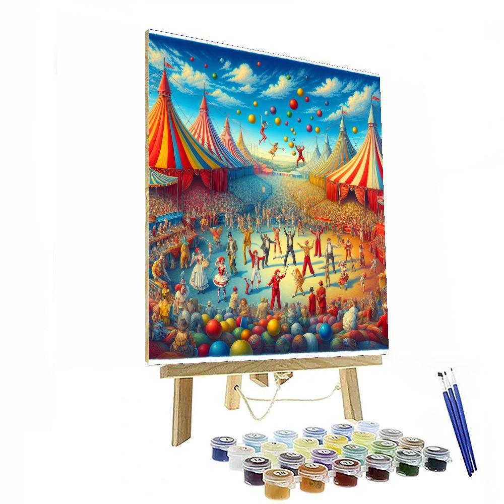 Circus Fun For Little Ones Numbered Painting Kits