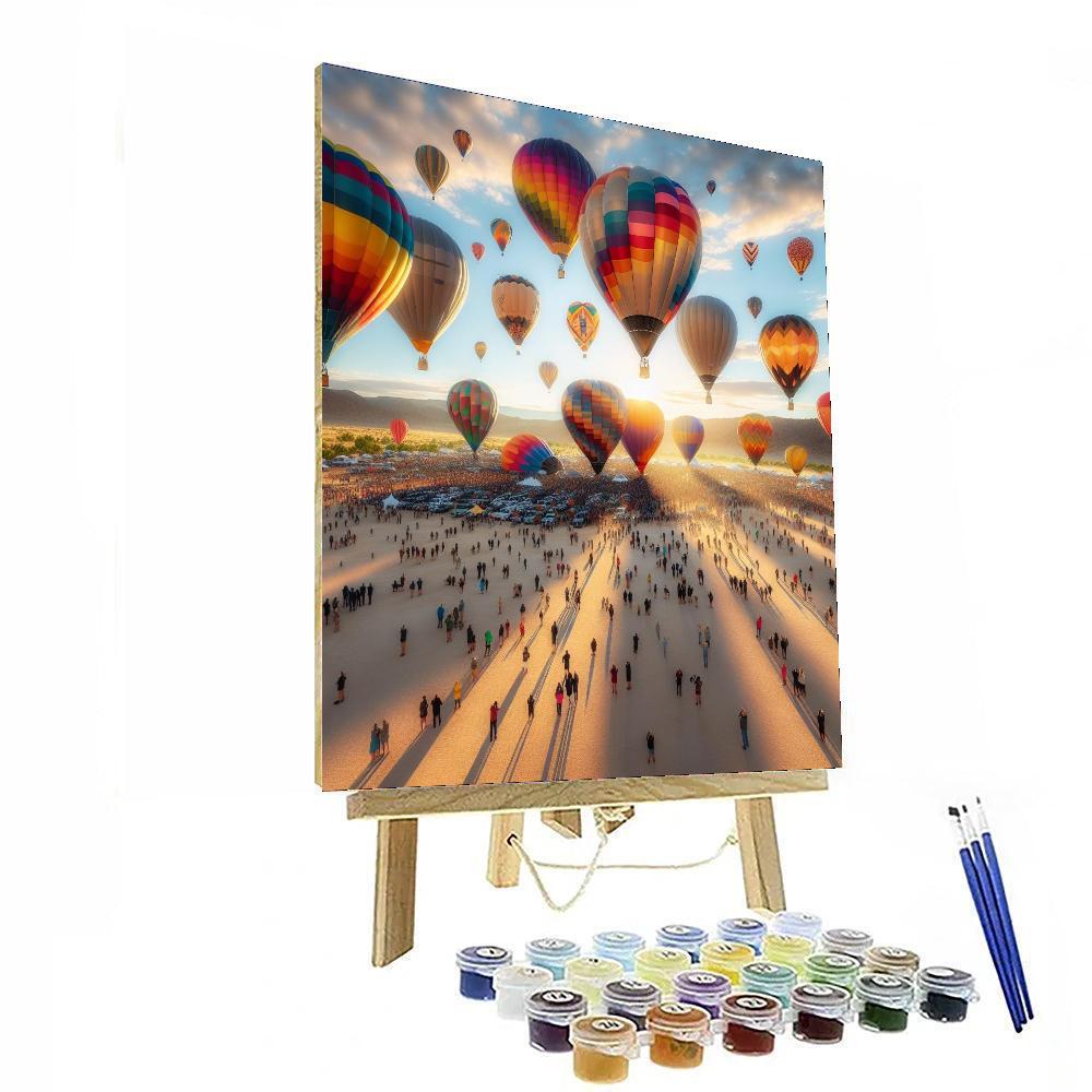 The International Balloon Fiesta - Albuquerque Paint By Numbers Kits