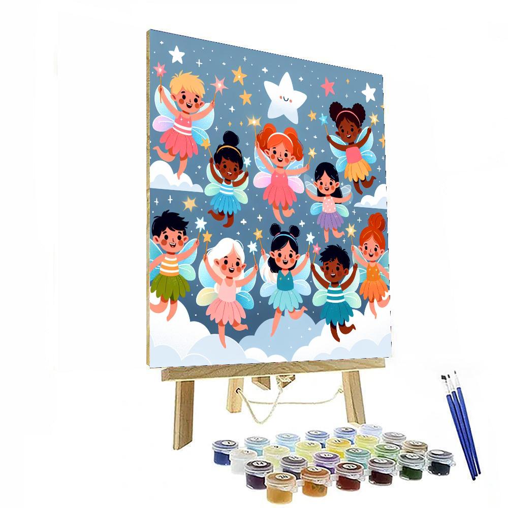 Magic Wands And Fairies Paint By Numbers Kits