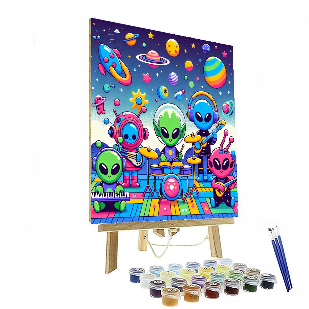 Galactic Music Festival Painting By Numbers Kit