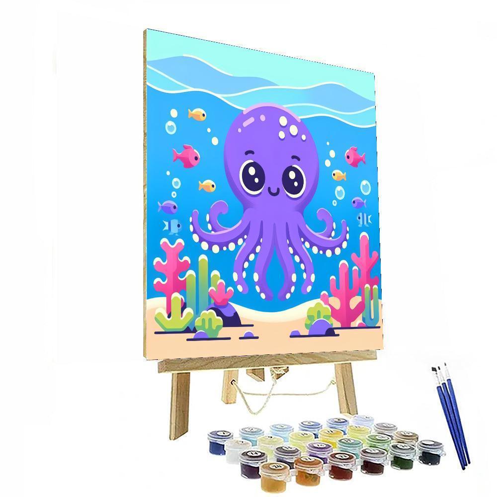 Silly Octopus Adventure Number Painting