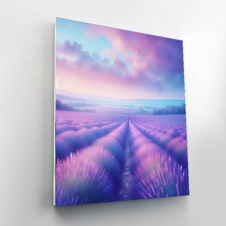 Dreamy Lavender Horizon Numbered Painting Kits