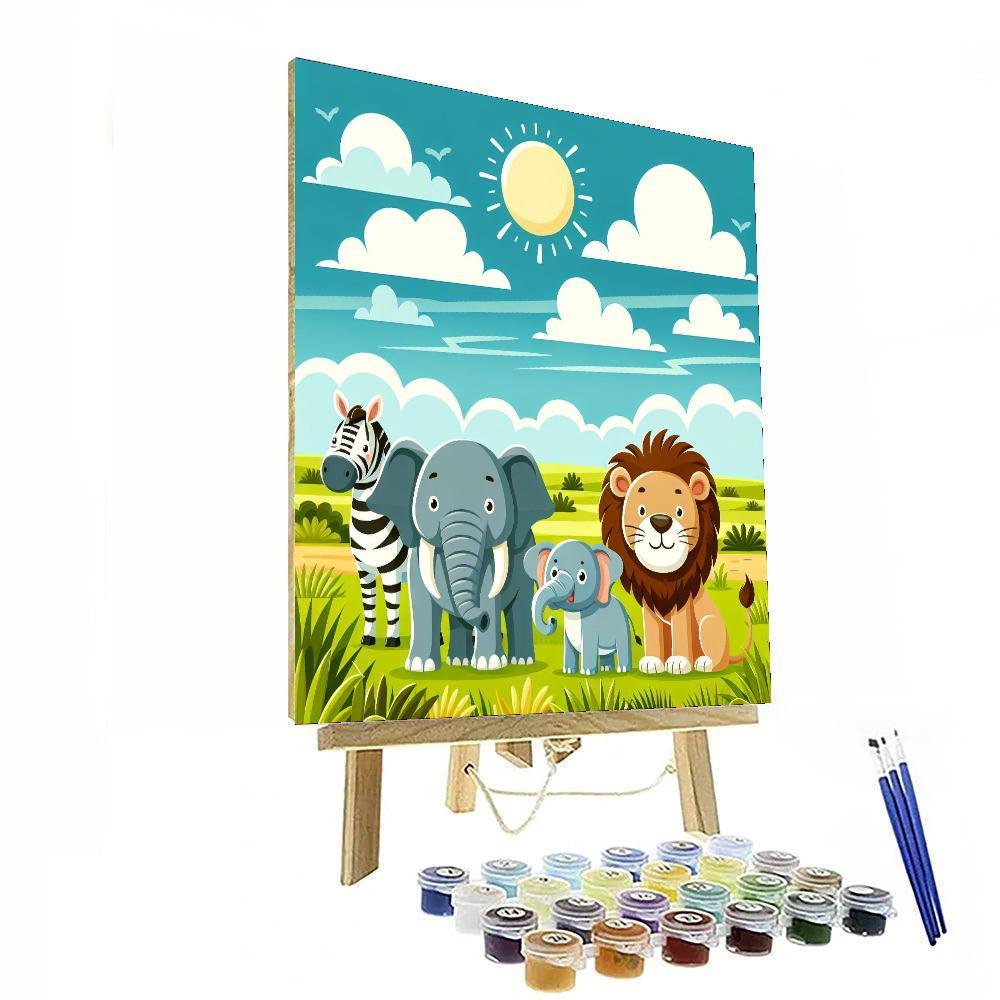 Safari Adventure Trek Paint By Numbers Kits