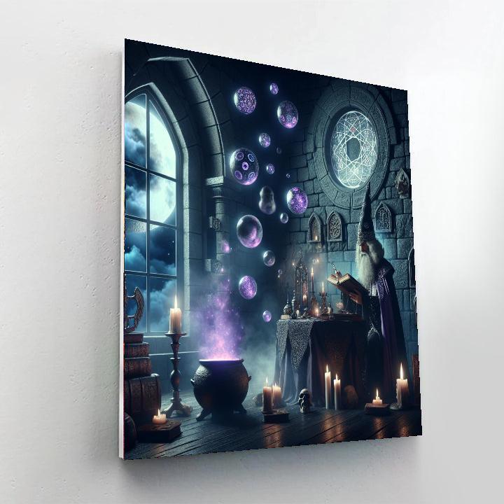 Fantastical Wizard's World Paint By Number