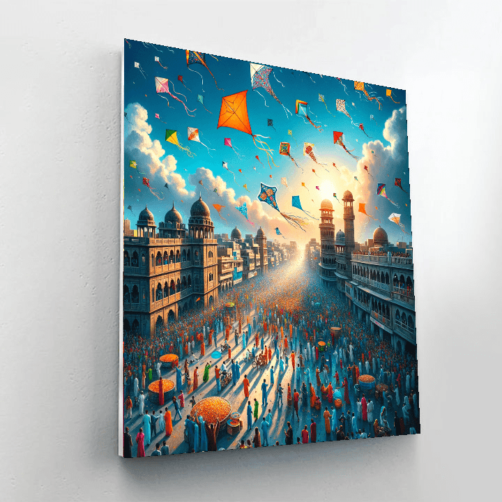 Kite Festival - Ahmedabad, India Paint By Numbers Art