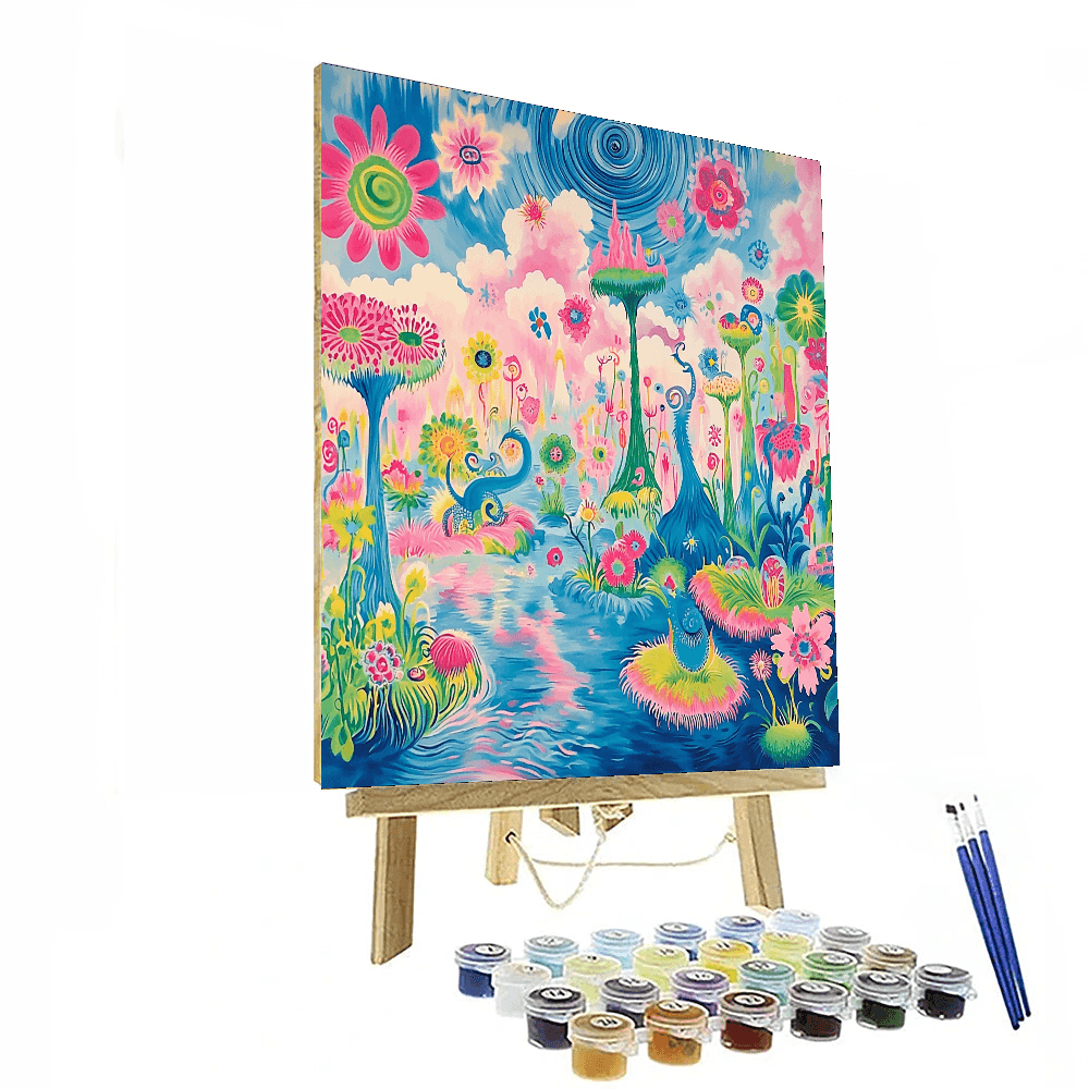 Dalí Inspired Whimsical Dreamscape - DIY Painting By Numbers Kit