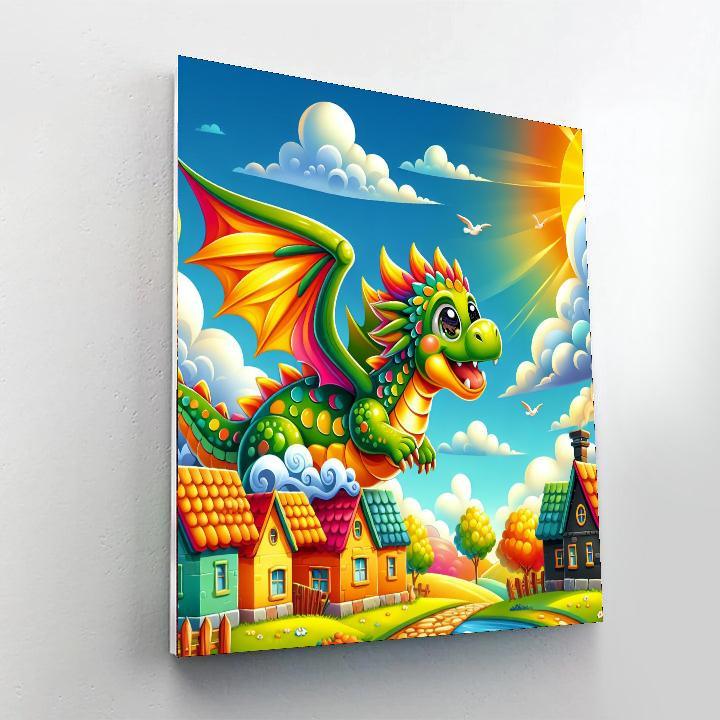 Friendly Dragon Adventure Paint By Numbers