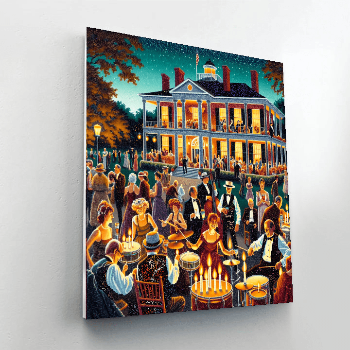 Elvis Week - Usa Number Painting