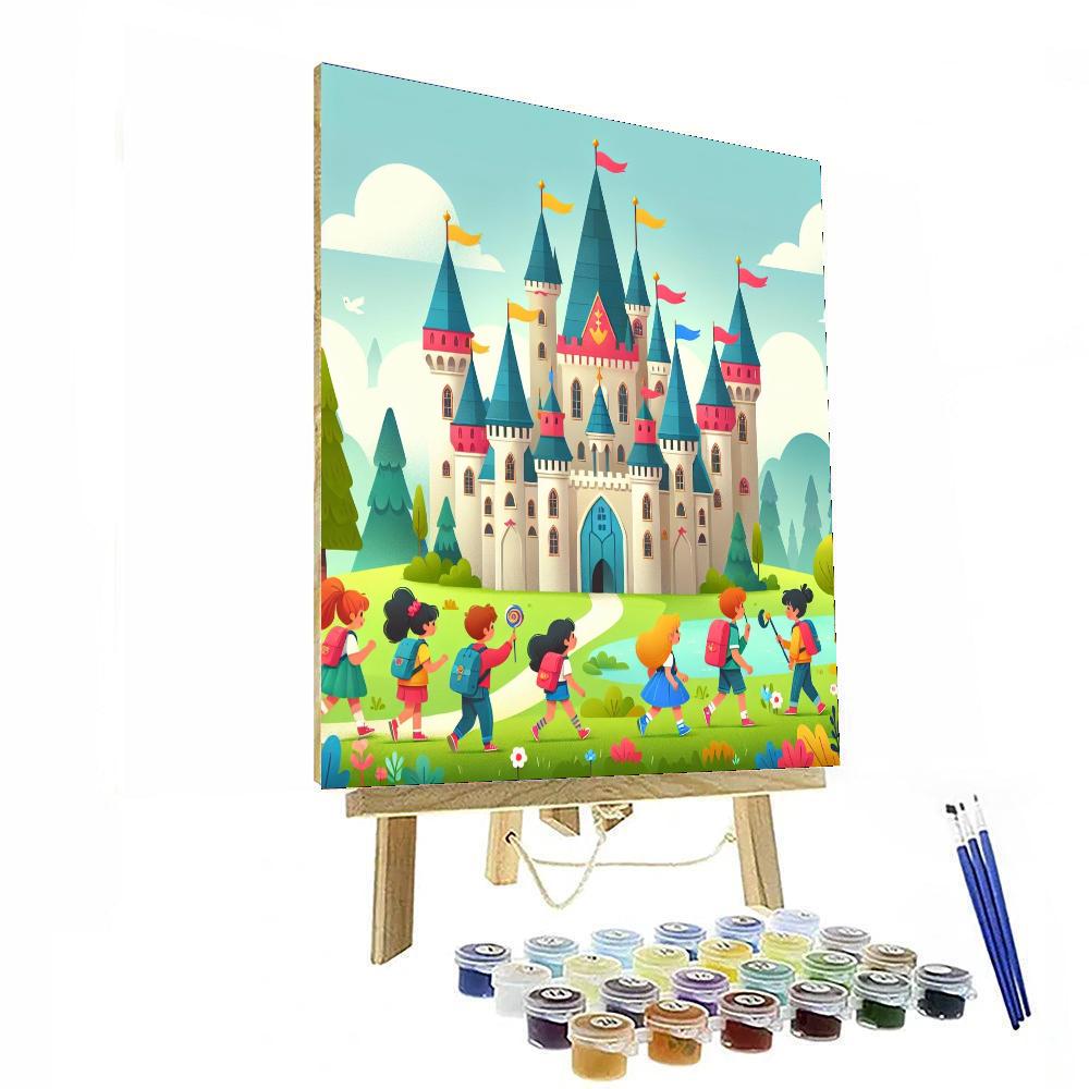 Magical Castle Journey DIY Paint By Numbers