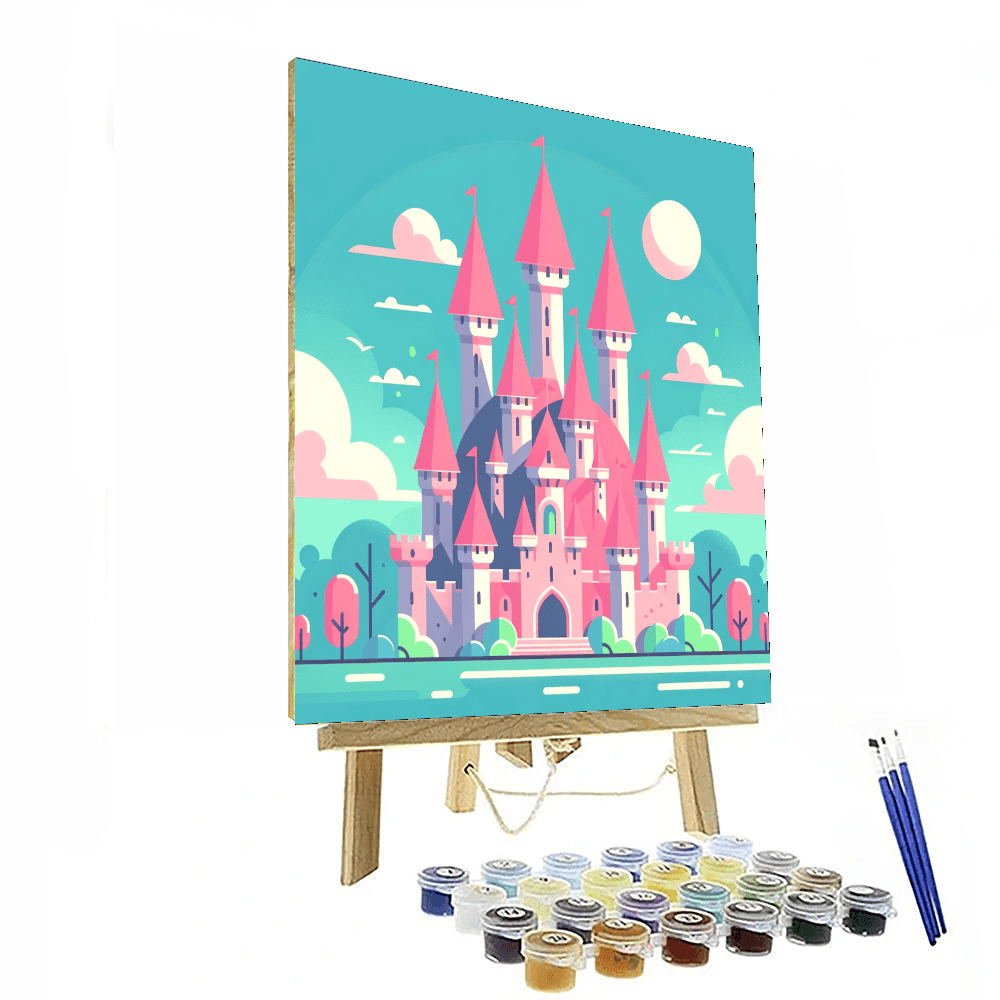 Dreamy Castle Fantasy Paint By Numbers