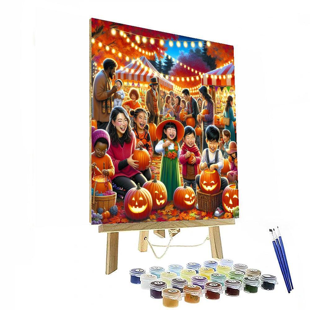 Harvey's Halloween Paint By Numbers Art
