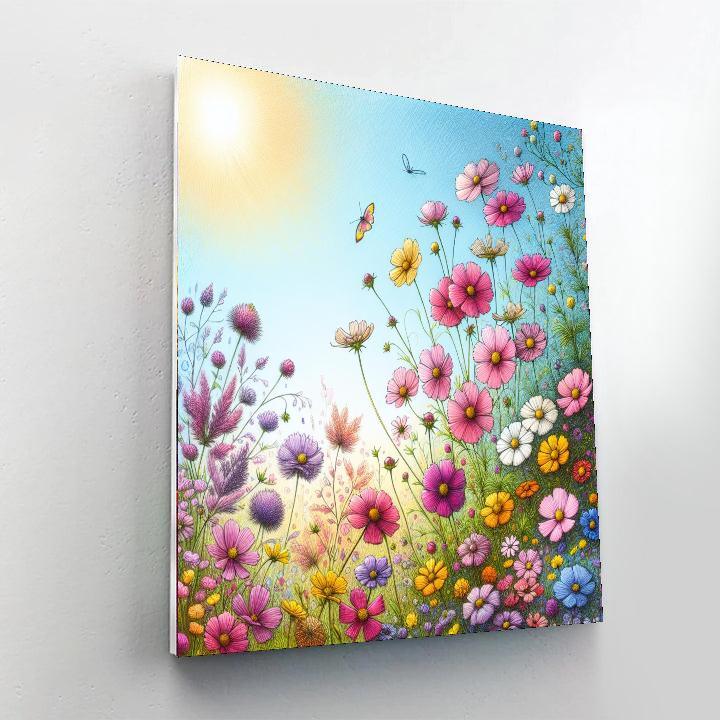 Sunny Meadow Days Paint By Numbers Kits