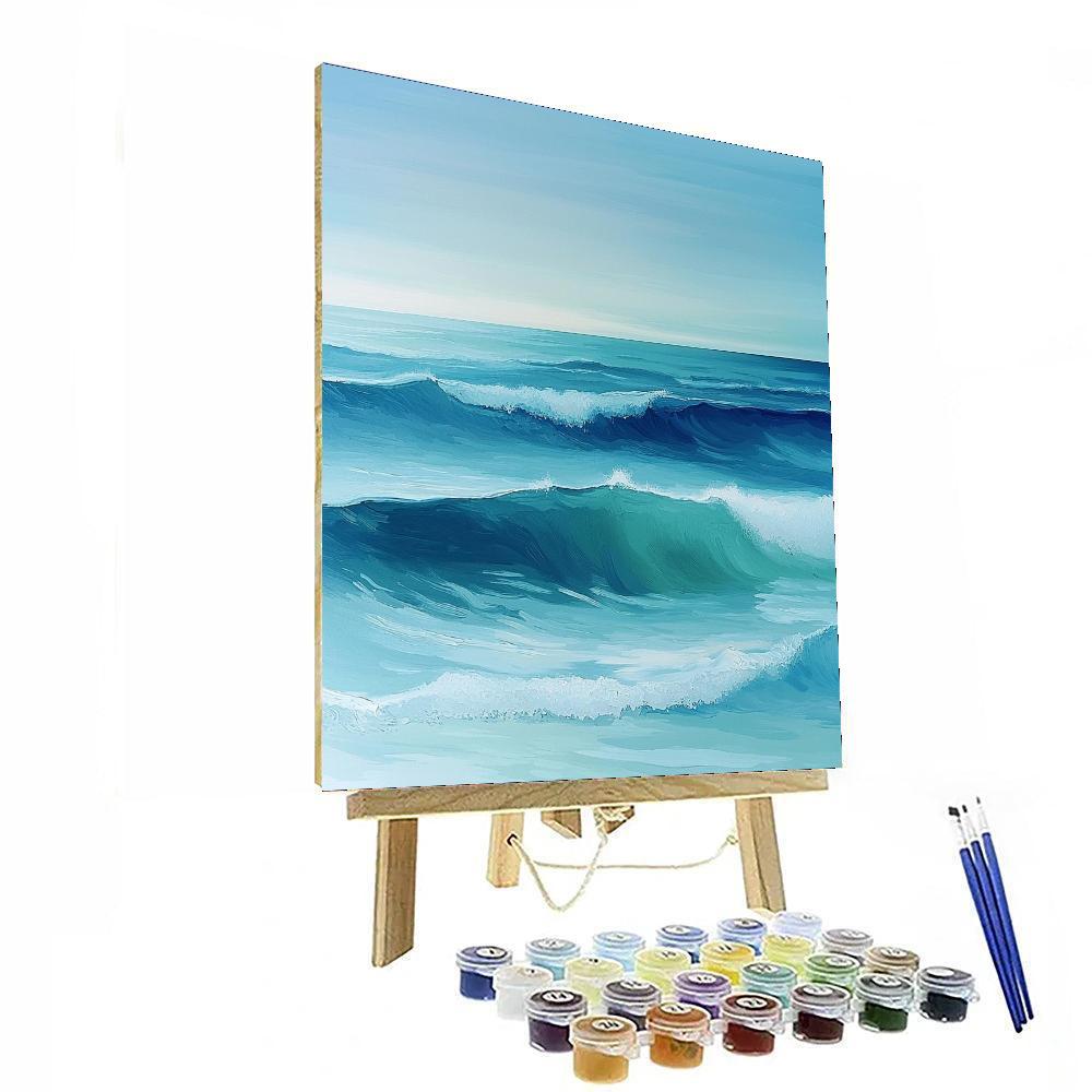 Leonardo Da Vinci Inspired Eternal Wave Harmony  Paint By Numbers