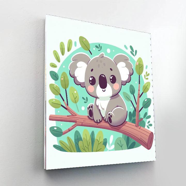 Jolly Koala Adventure Painting By Numbers Kit