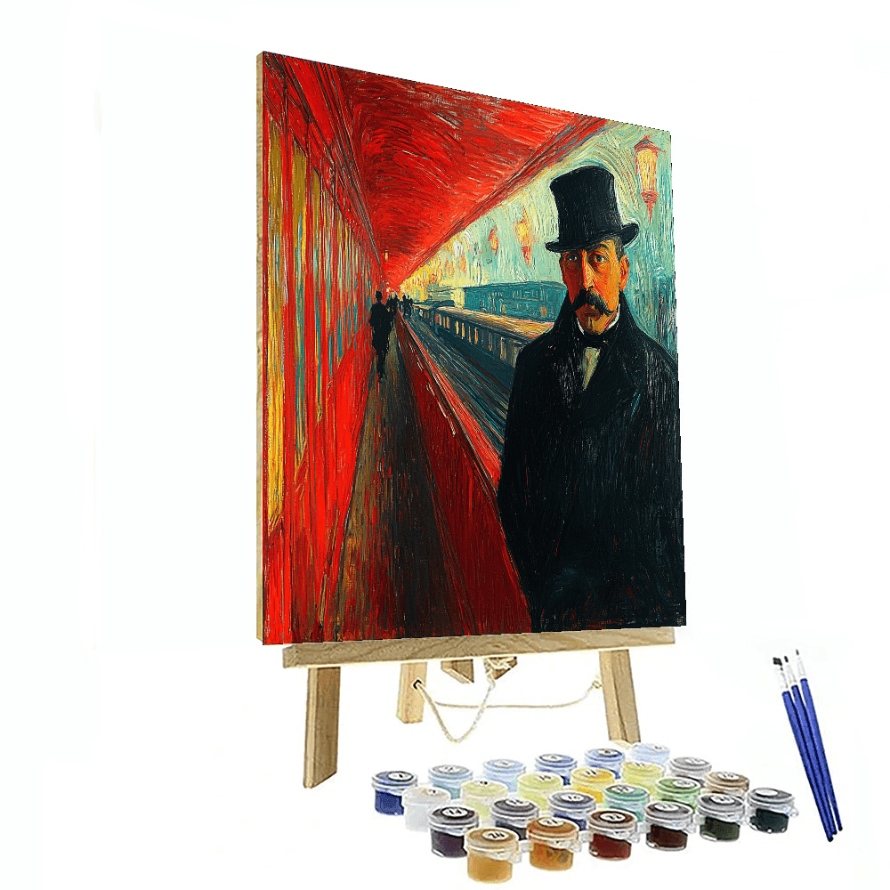 Munch Inspired Historical Whispers  Painting By Numbers Kit