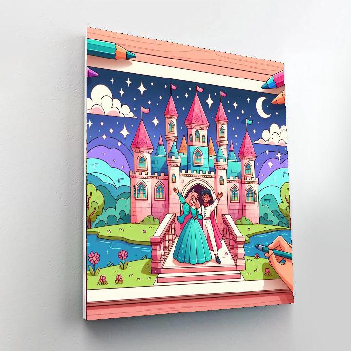 Fairy Tale Castles DIY Paint By Numbers