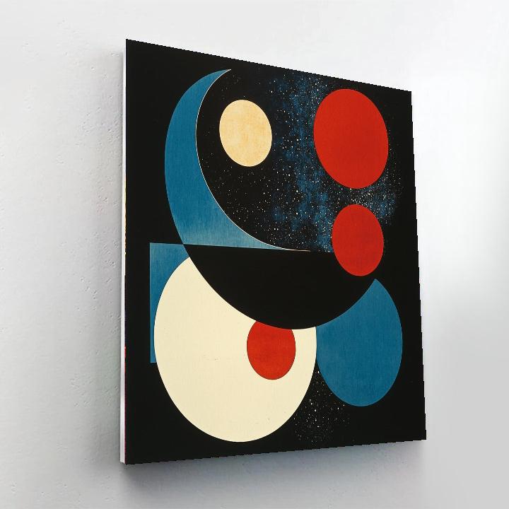 Kazimir Malevich Inspired Cosmic Dimensions  DIY Paint By Numbers