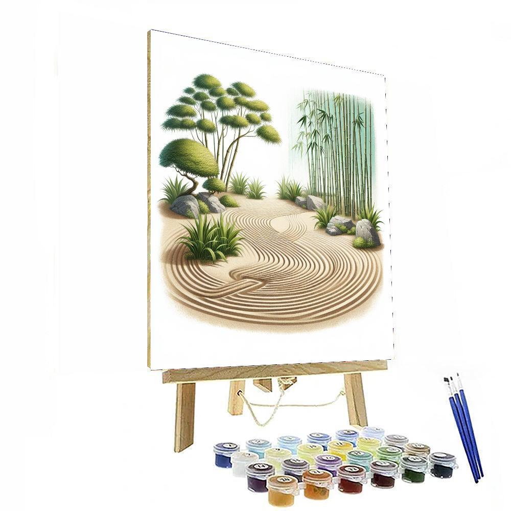 Peaceful Zen Retreat Paint By Number