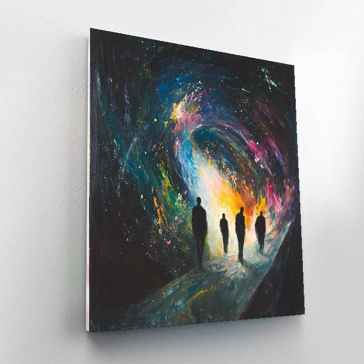 Francis Bacon Inspired Astronomical Views  DIY Paint By Numbers