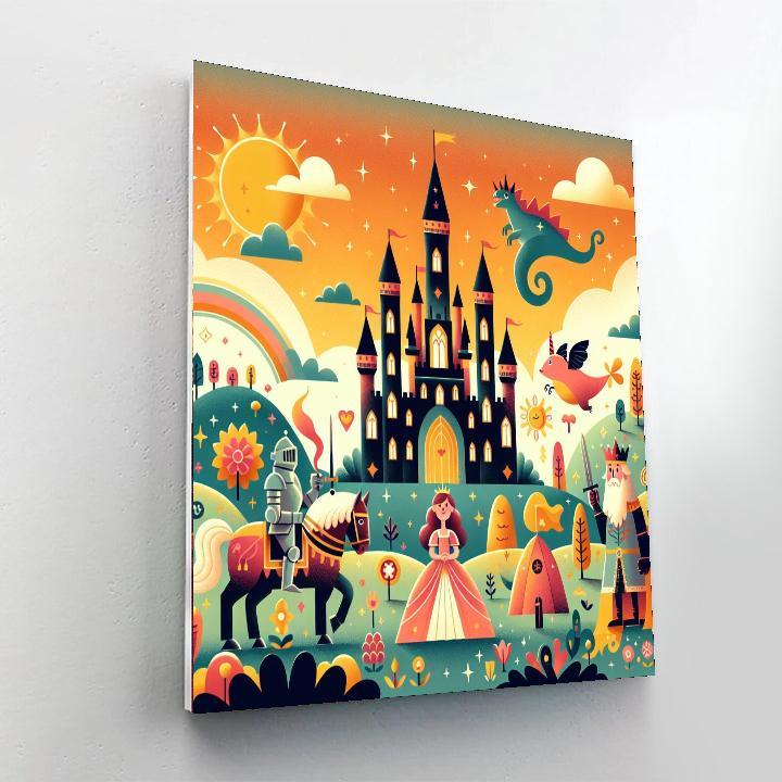 Royal Adventure In Fantasy Land Painting By Numbers Kit