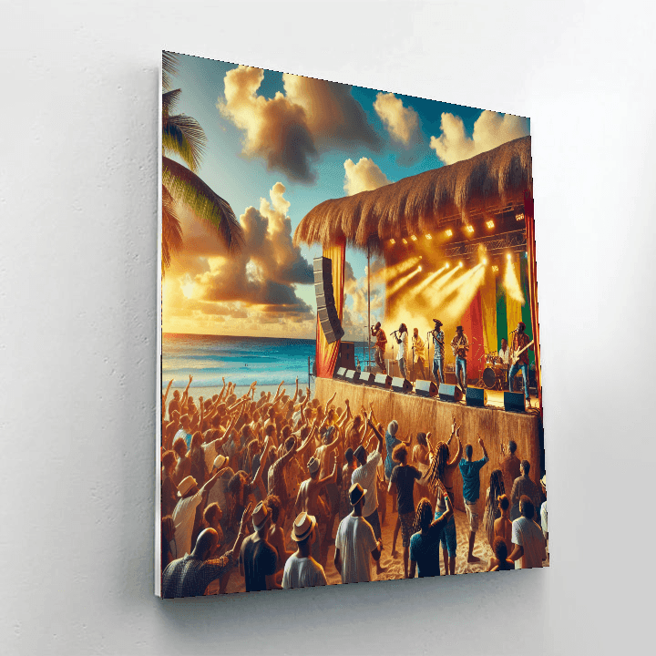Reggae Sumfest - Montego Bay, Jamaica Number Painting