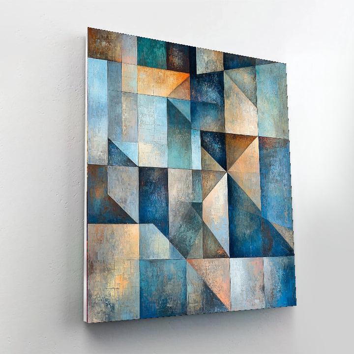 Paul Cézanne Inspired Serenity In Shapes  Paint By Numbers Kits