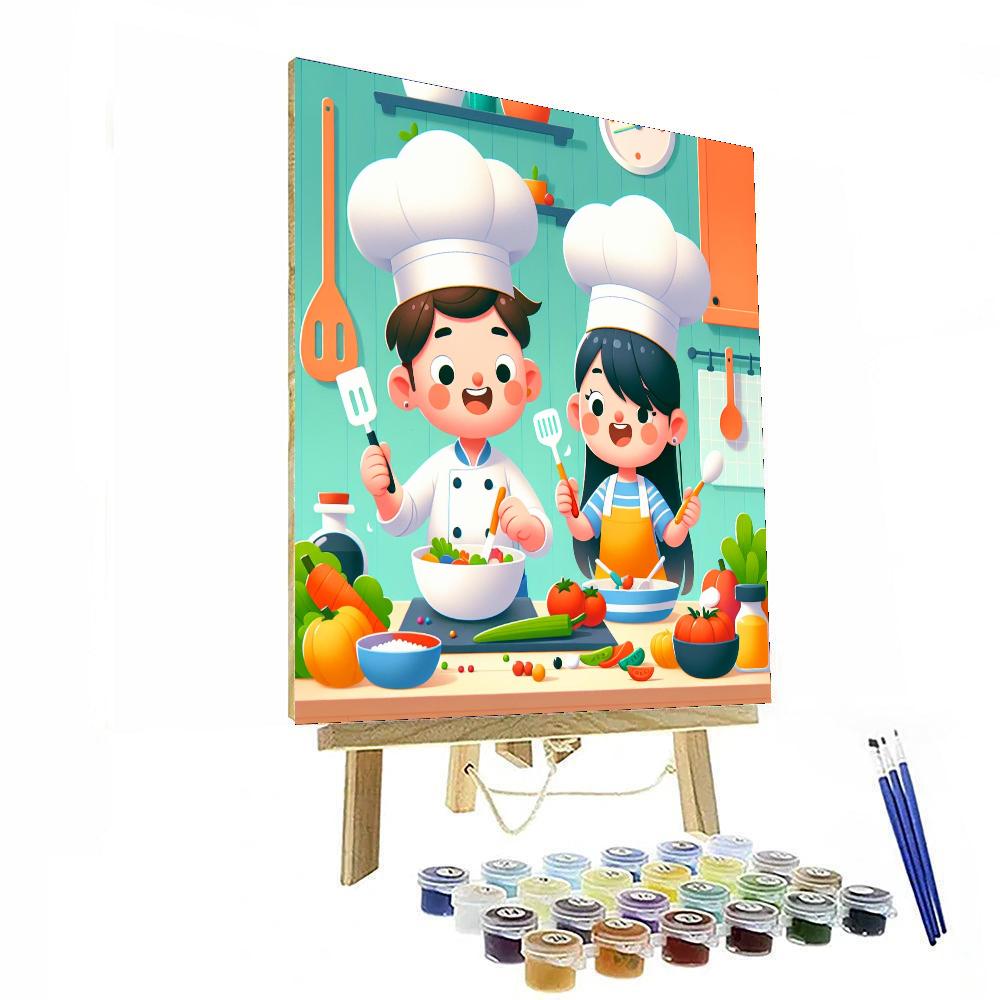Charming Chefs Paint By Numbers Art