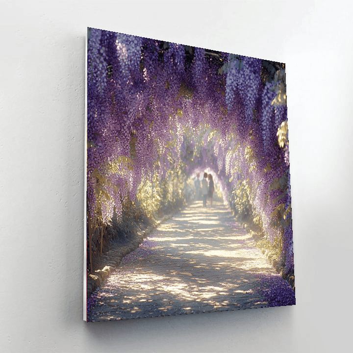 Wisteria Tunnel Number Painting