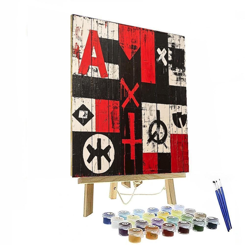 Banksy Inspired Capitalist Dreamscape  Paint By Numbers Kits