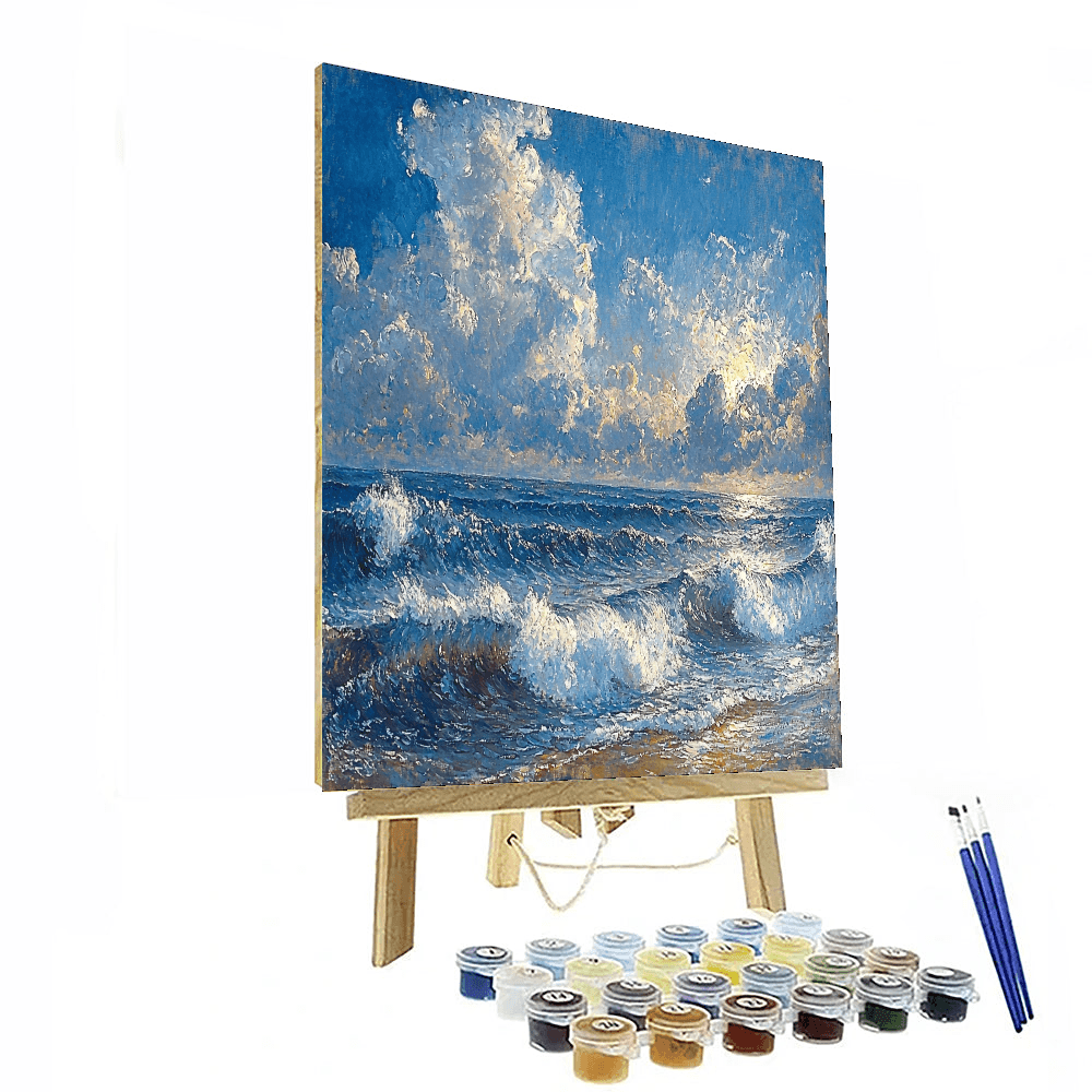J.M.W. Turner Inspired Ocean's Echo  Paint By Numbers Kits