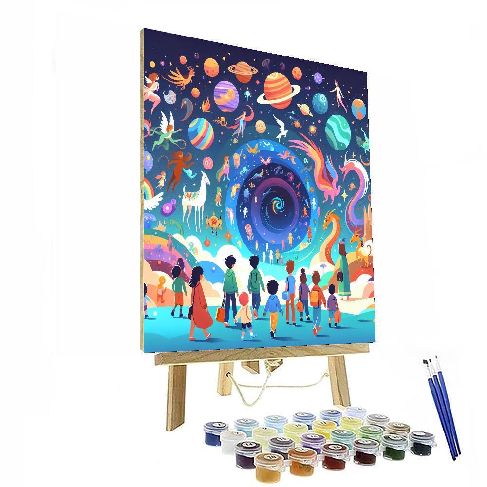Galactic Fantasy Journey Numbered Painting Kits