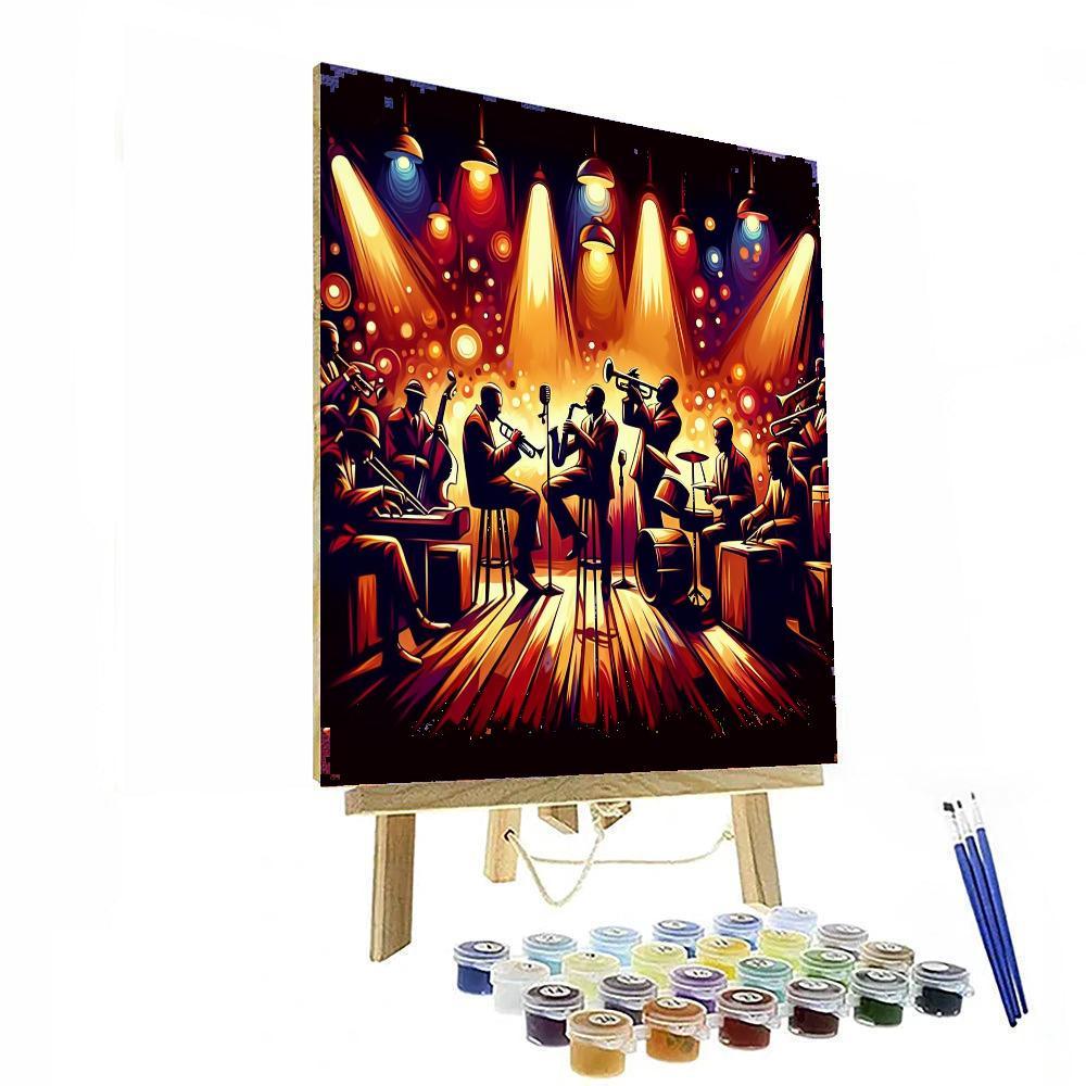 Energetic Jazz Club Paint By Numbers